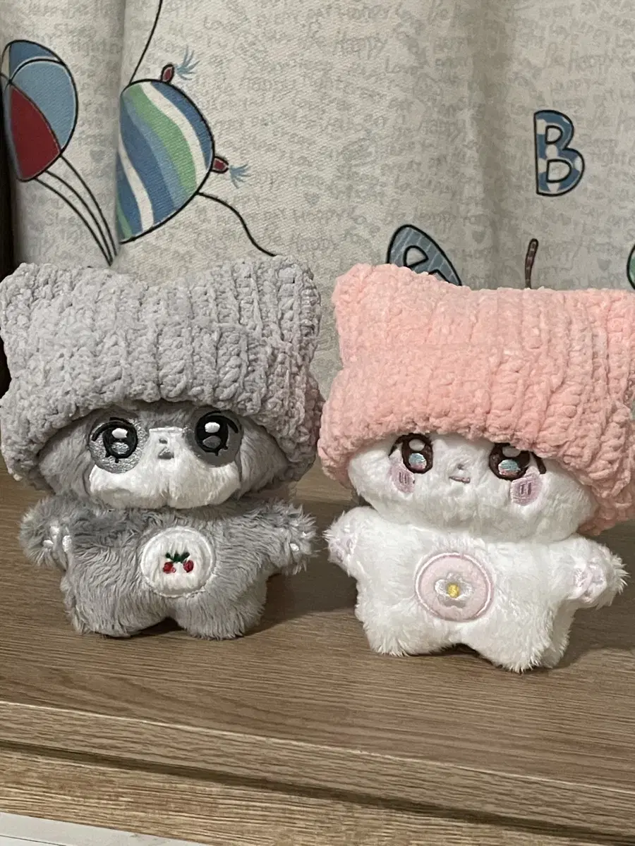 10cm 인형 고양이 비니 뜨개질 모자 판매